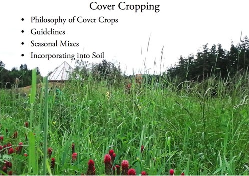 Cover cropping cover page