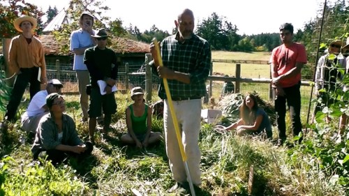 Gary - bed prep demonstration - workshop 1 sunday